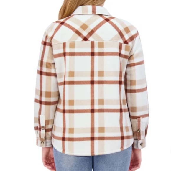 Sage Ladies' Plush Shirt Jacket Shacket Plush Soft Sherpa Lined NEW - Picture 6 of 11